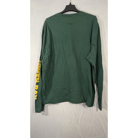 Green Bay Packers Long Sleeve Crewneck T-shirt Green NFL Football Fanatics 3XL - Picture 12 of 13